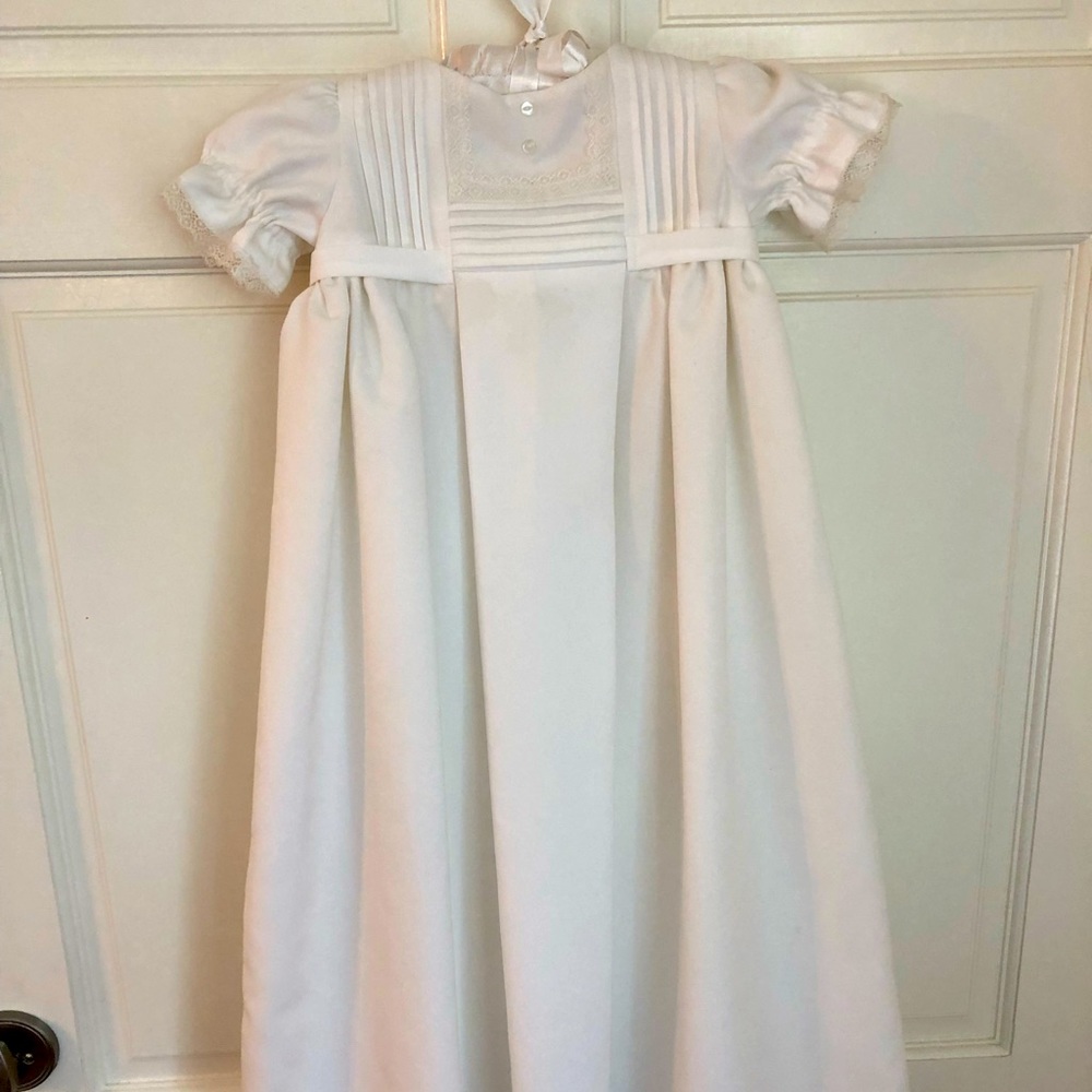 Vintage Christening Gown & Bonnet 3-6
